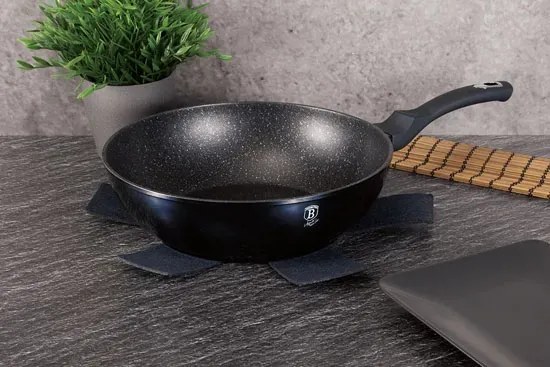 Niebieski wok z systemem turbo induction 28cm G5-L64