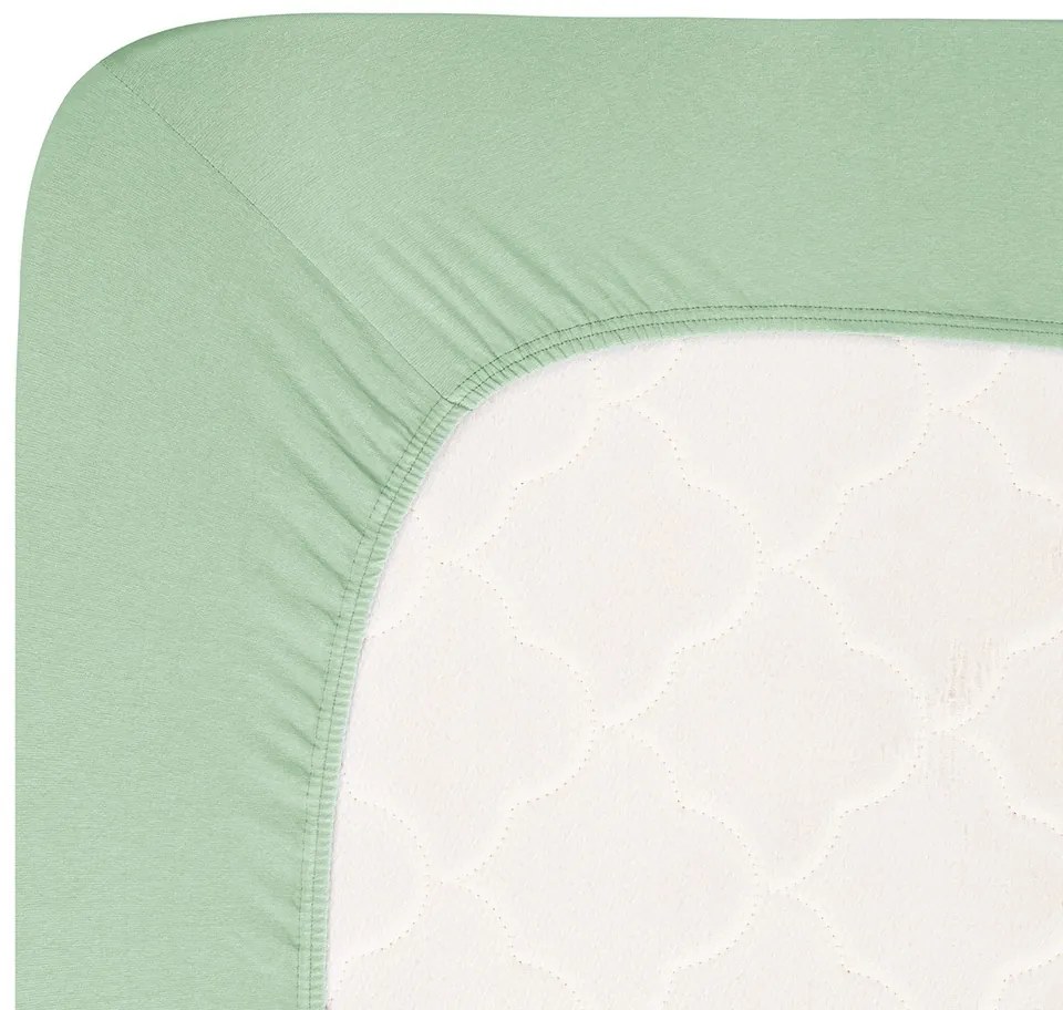 4Home prześcieradło jersey Lycra zielony, 180 x 200 cm