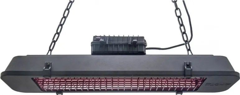 Wiszący promiennik podczerwieni na taras, 2500 W, czarny