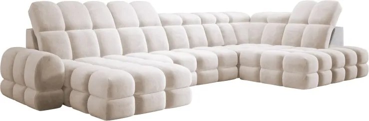 Narożnik TOLLO XL Prawostronny Elektryczna regulacja Tkanina SALVADOR 01 WERSAL