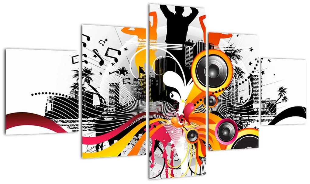 Obraz - Muzyka (125x70 cm)