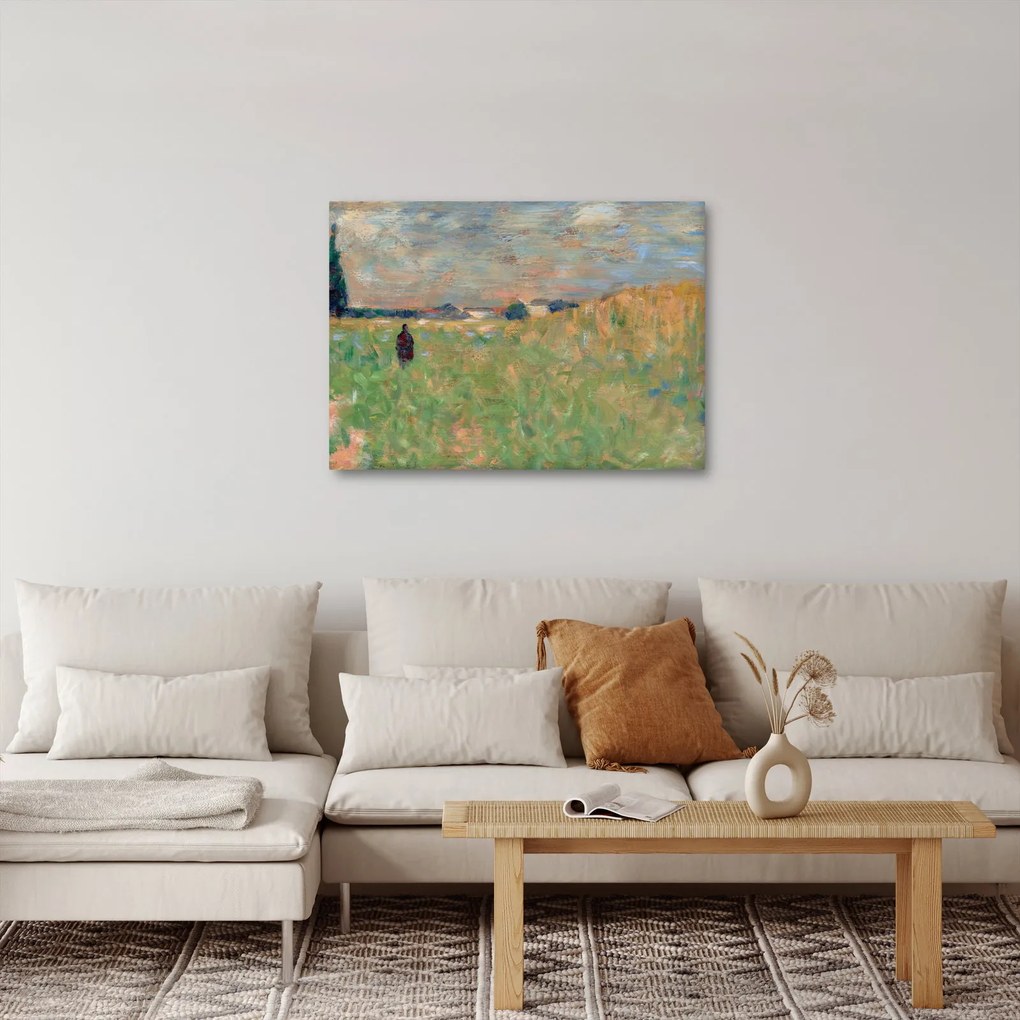 Obraz - Georges Seurat, A Summer Landscape, reprodukcje (70x50 cm)