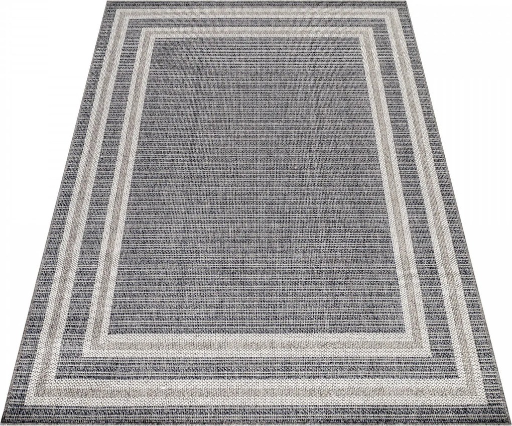 Dywan płaskotkany Aruba szary 200 cm x 290