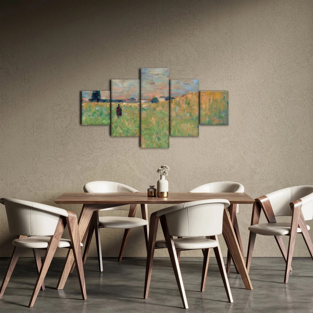 Obraz - Georges Seurat, A Summer Landscape, reprodukcje (125x70 cm)