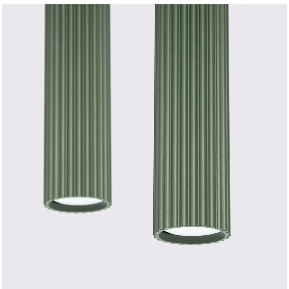 Zielona lampa wisząca Gleam – Sollux