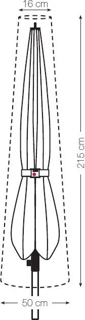 Pokrowiec ochronny do parasoli środkowych Knirps Apoll