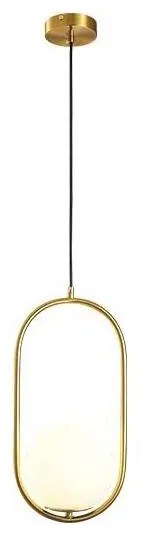 Żyrandol na lince ORBA 1xE27/15W/230V mosiądz