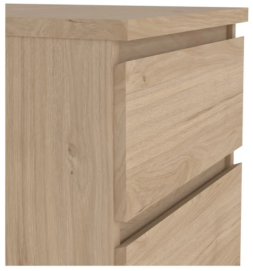 Komoda w dekorze dębu w naturalnym kolorze 40x111x50 cm Naia – Tvilum