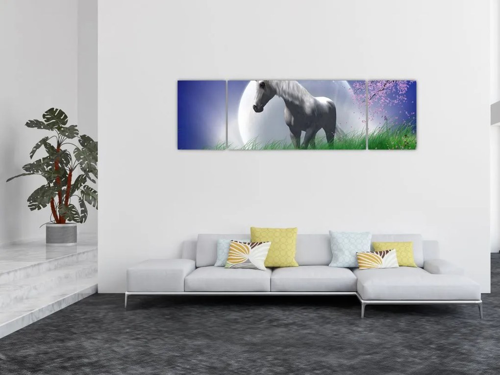 Obraz jednorożca (170x50 cm)