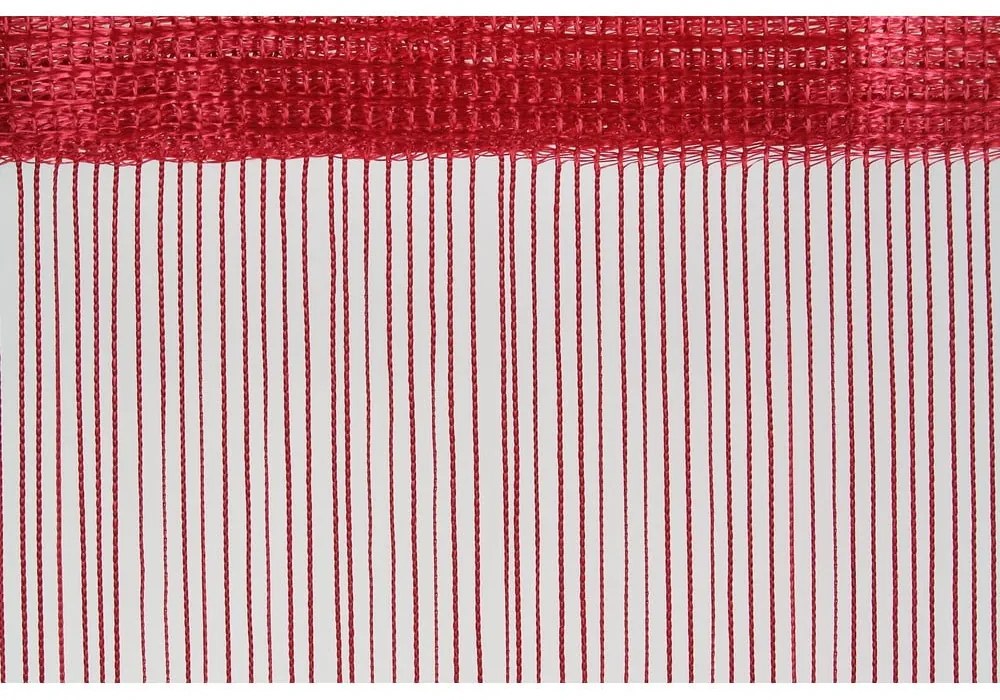Czerwona zasłona na drzwi 100x200 cm String – Mendola Fabrics