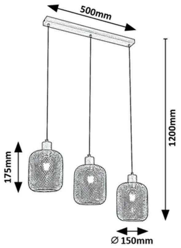 Rabalux 3132 Grendel lampa wisząca