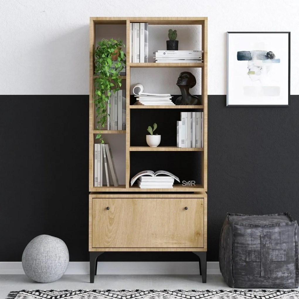 Biblioteczka Fix Black and Oak
