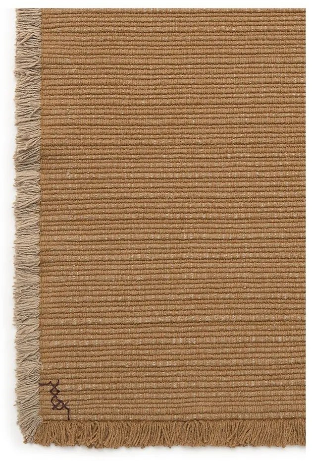 Bawełniany dywan tkany ręcznie w kolorze ochry 140x200 cm Handloom – Lorena Canals