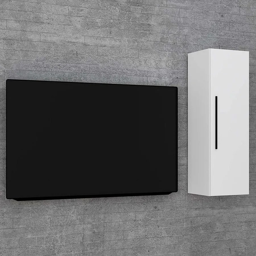 Drewniana półka ścienna Szafka ścienna Arila LS