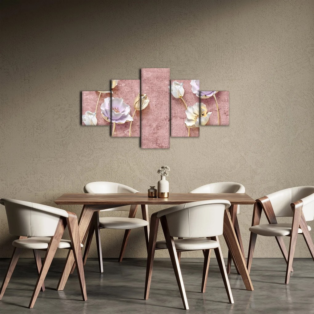 Obraz kwiatów (125x70 cm)