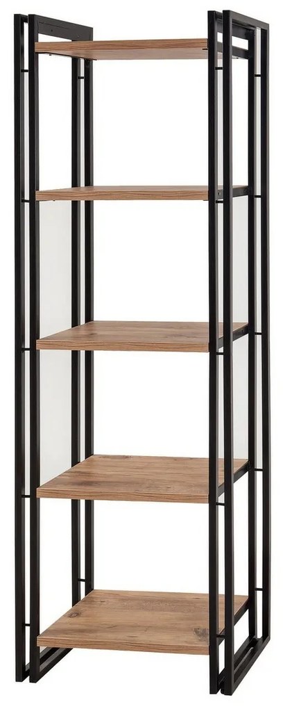 Regał Cosmo Penta Black and Atlantic Pine, M