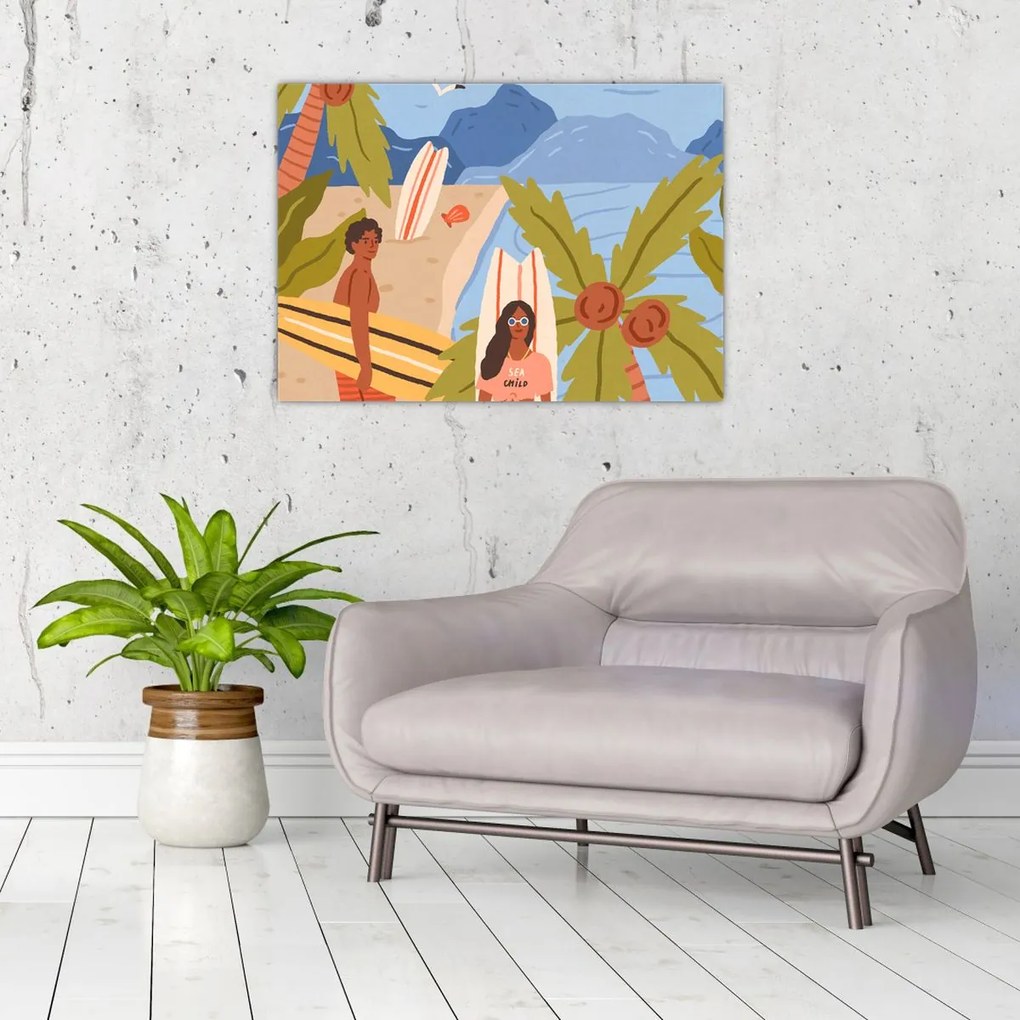 Obraz - Ciesz się życiem (70x50 cm)