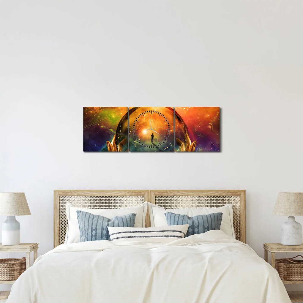 Obraz - Wróżbiarstwo (z zegarem) (90x30 cm)