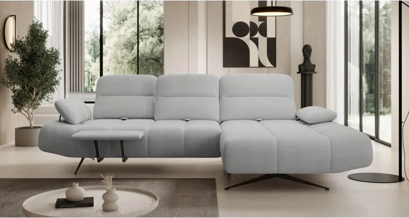 Narożnik FALCAO S układ L Prawostronny z funkcją RELAX w ktaninie AURORA 04 WERSAL