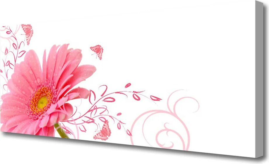 Obraz na płótnie Subtelny Kwiat w Przybliżeniu