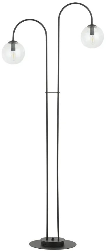 Nowoczesna lampa wisząca z grafitowymi kloszami - 10X D118 H1-M00