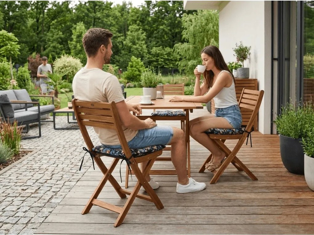 Poduszka na krzesło OMBRE 38x38 cm, szara