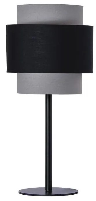 Lampa stołowa 1xE27/60W/230V szara