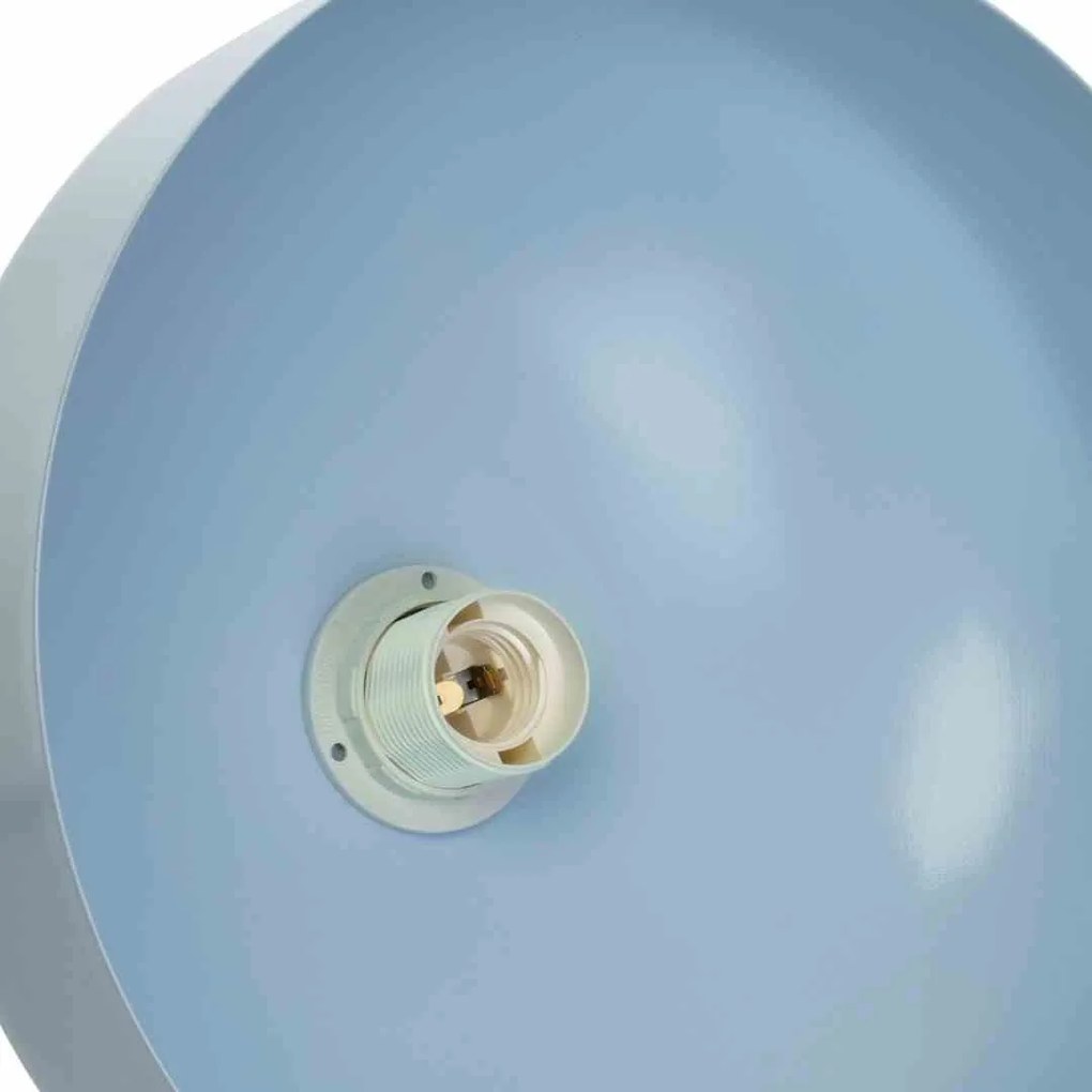 Lampa wisząca MALMO BLUE 1xE27, niebieska, pojedyncza,