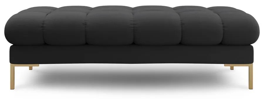 Ciemnoszara tapicerowana ławka Bali – Cosmopolitan Design