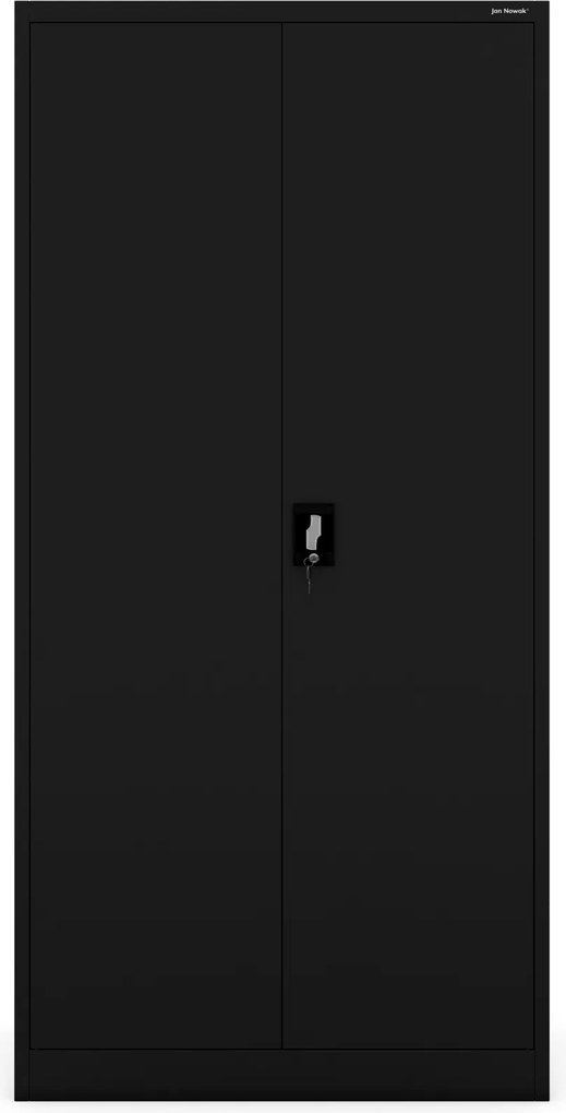 Socjalna szafa ubraniowa Dawid All Black 90x45x185 cm czarny