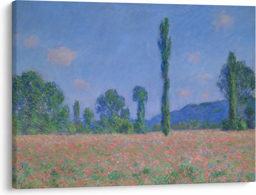 Obraz - Claude Monet, Poppy Field (Giverny), reprodukcje (70x50 cm)
