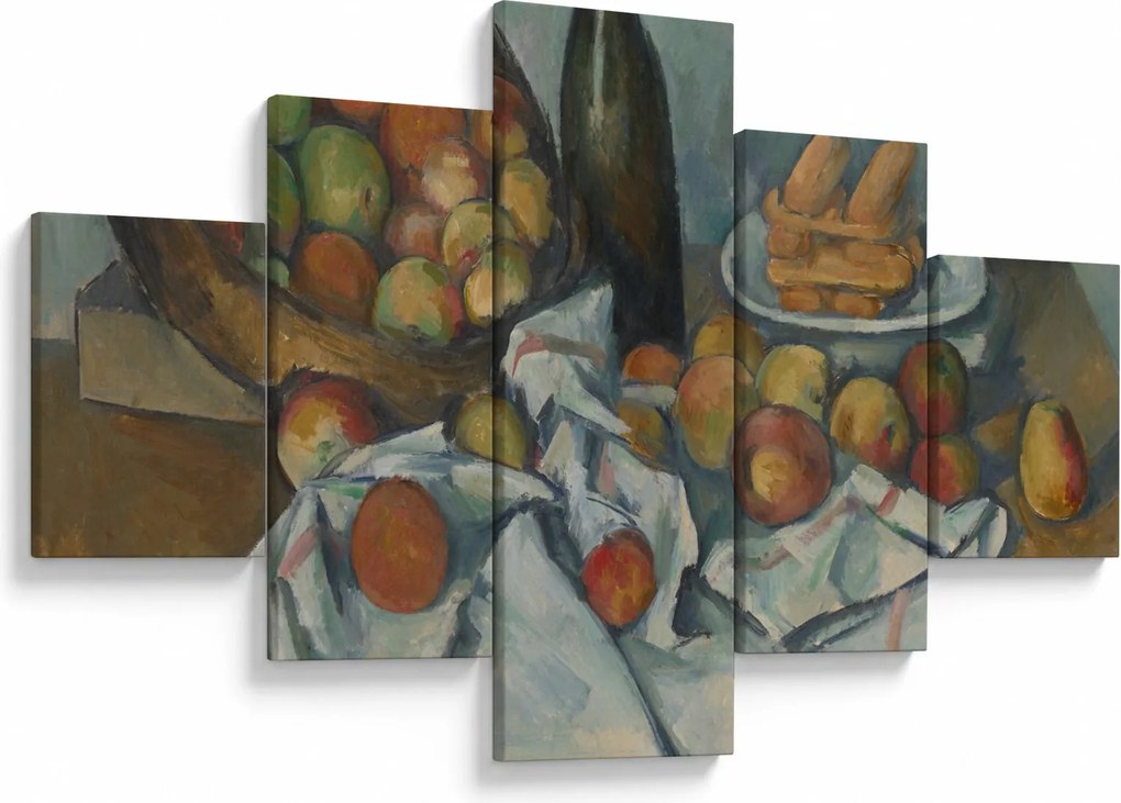 Obraz - Paul Cezanne, The Basket of Apples, reprodukcje (125x70 cm)