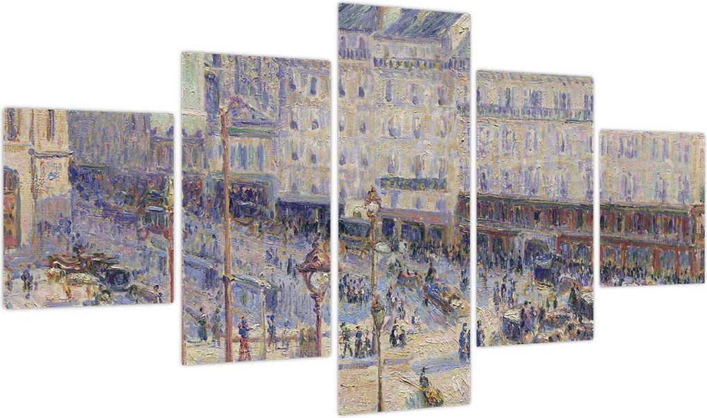 Obraz - Camille Pissarro, The Place du Havre, reprodukcje (125x70 cm)