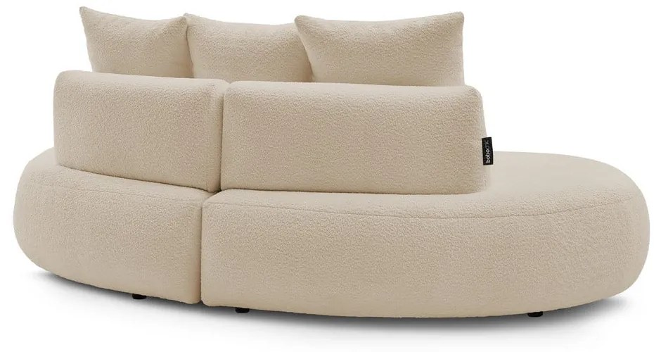 Beżowa sofa z materiału bouclé 260 cm Saint-Germain – Bobochic Paris