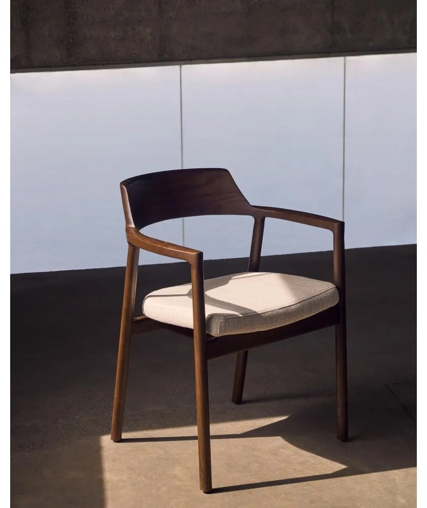 Brązowe krzesło Alocs – Kave Home