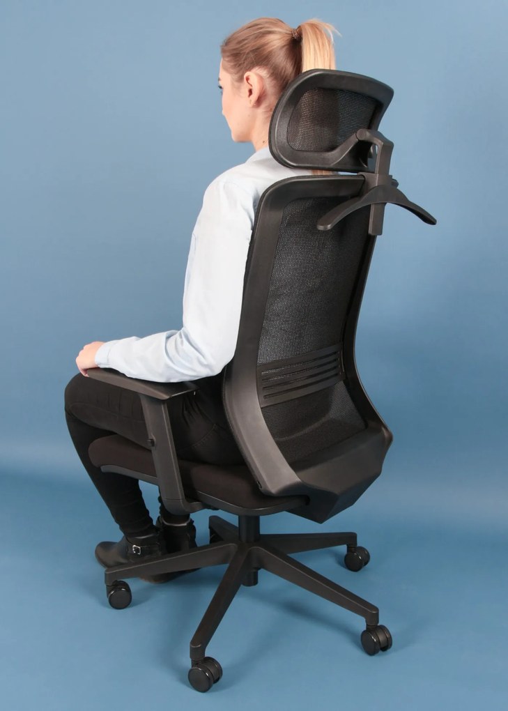 Ergonomiczne krzesło biurowe z siatki Asos