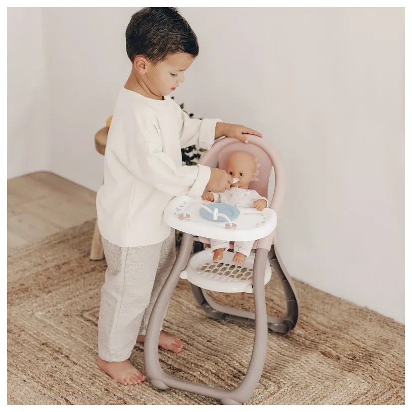 Smoby baby nurse krzesełko do karmienia dla lalek