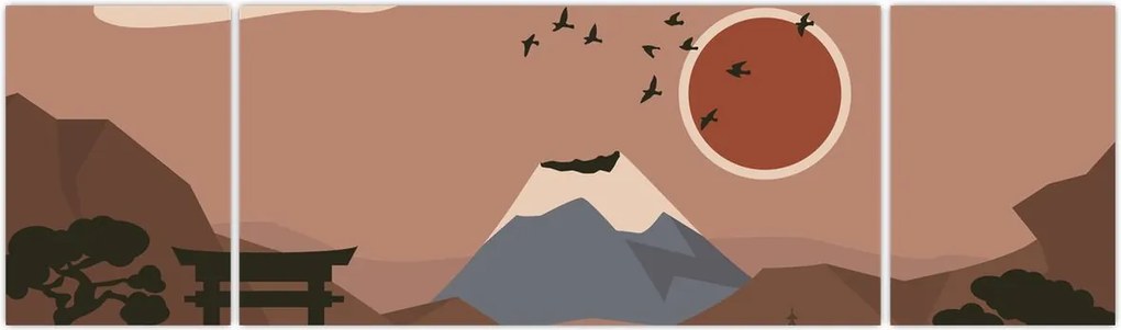 Obraz - Japonia N⁰1 (170x50 cm)