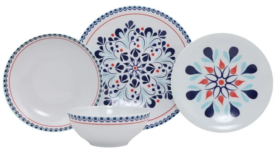 Zestaw talerzy z porcelany 24 szt. – Hermia