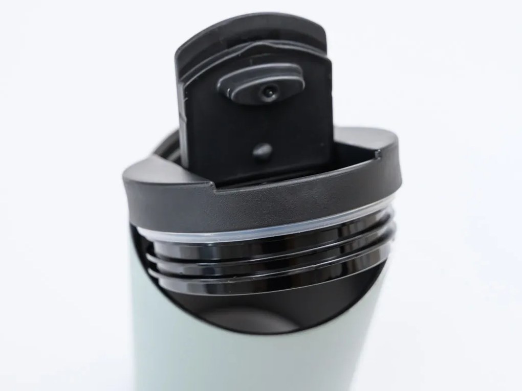 Jasnoszary kubek termiczny BEKER 400 ml