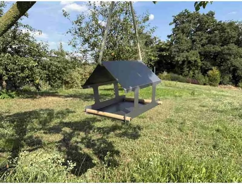 Nido Karmnik dla ptaków 30 x 25 x 23 cm, corten CORGARDEN 1039