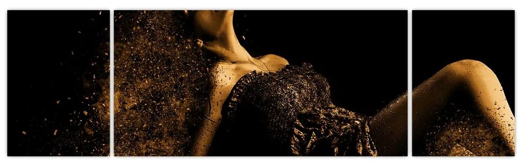 Obraz - Kobieta ze złota (170x50 cm)