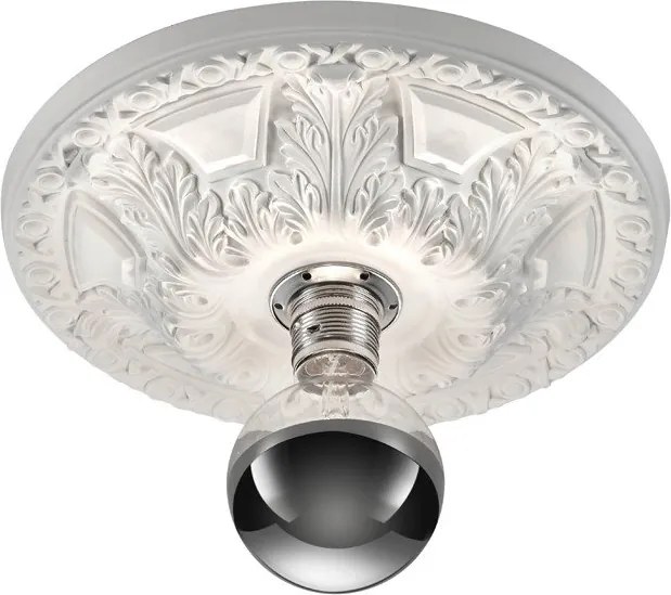 Biała lampa sufitowa ø 30 cm Lilly – Trio