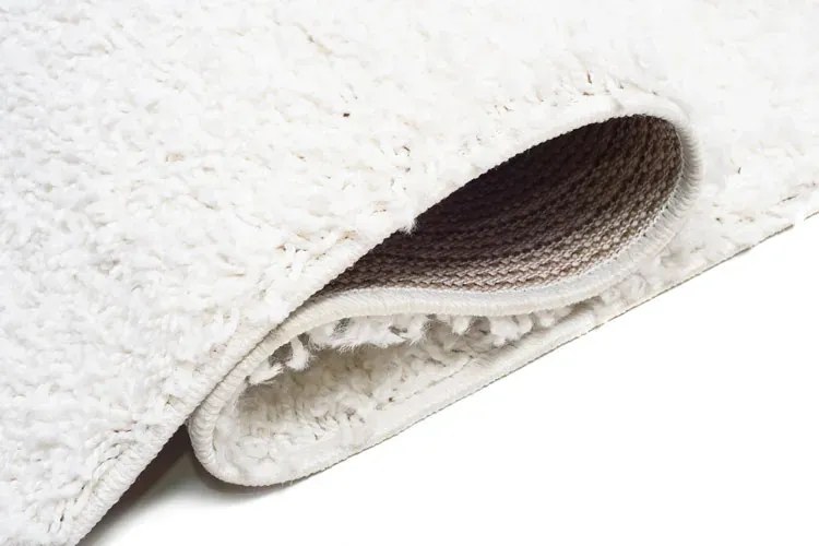 Kremowy skandynawski chodnik na metry shaggy H9-W19