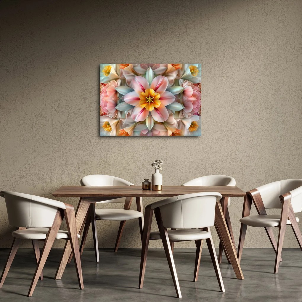Obraz - Kwiat kalejdoskopowy (70x50 cm)