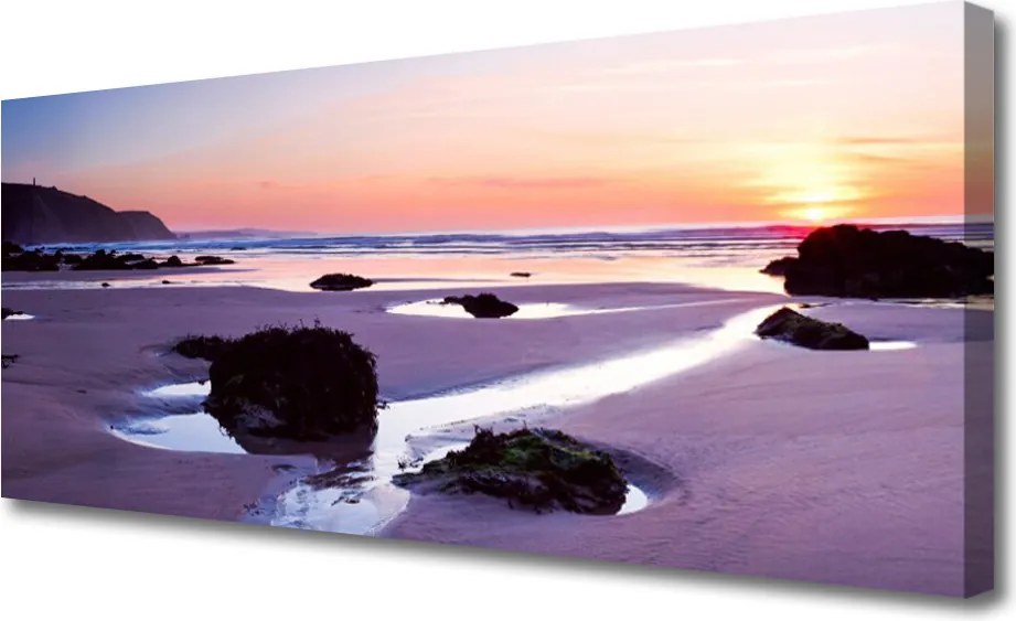 Zdjęcie na płótnie Piaszczysty Brzeg Oceanu