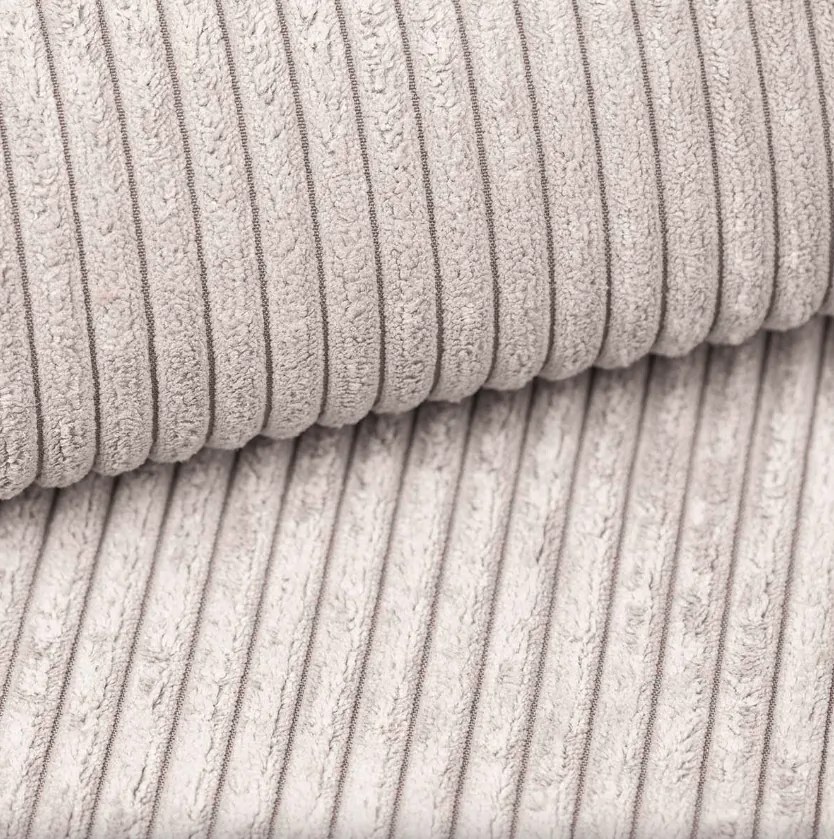 Rozkładana sofa narożna w kształcie U TAVERO 321x140 cm, jasnobeżowa