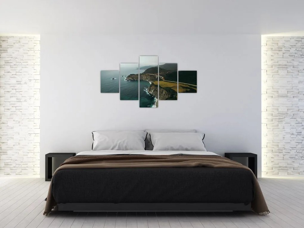 Obraz - Klif w oceanie (125x70 cm)