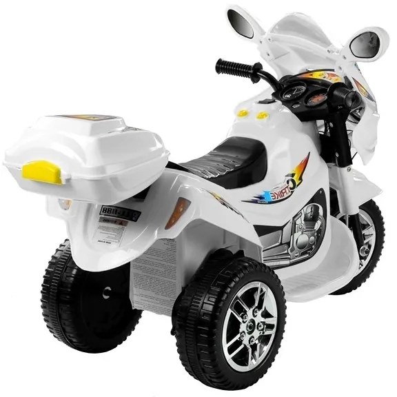 Motor na akumulator trójkołowy biały bjx-88