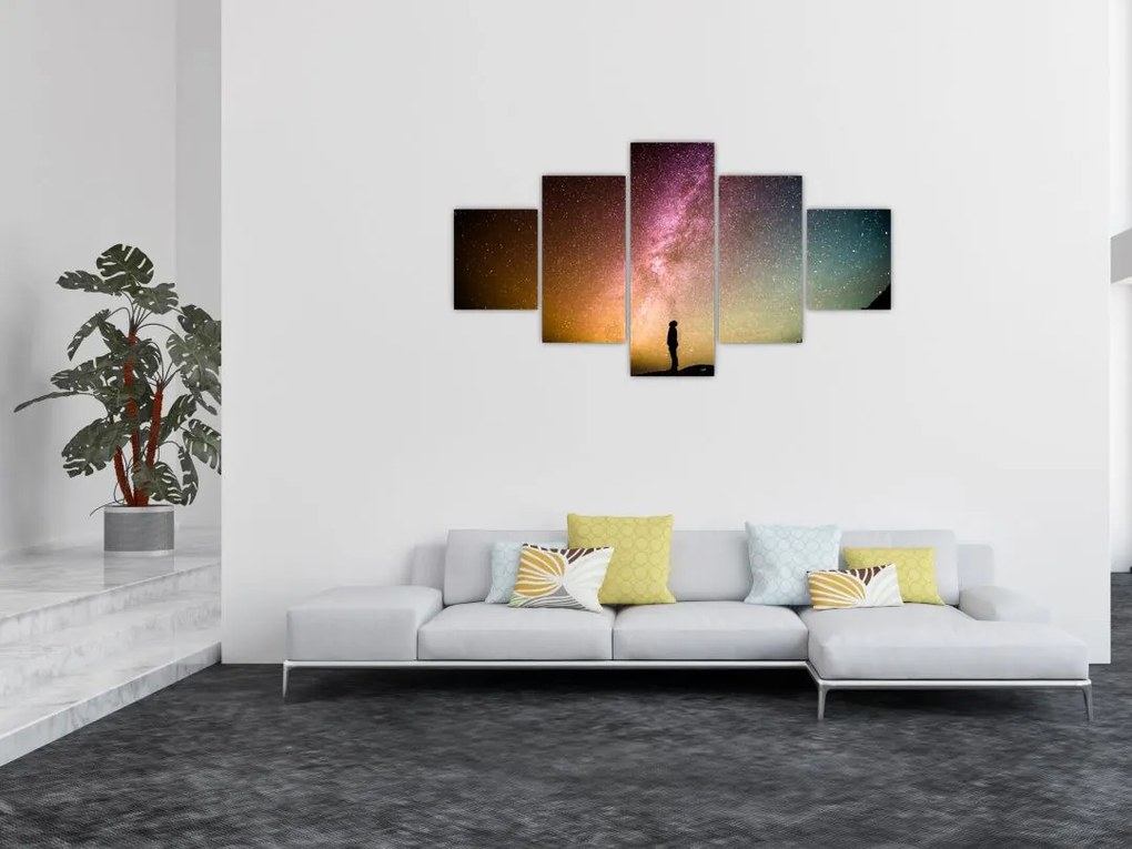 Obraz - niebo pełne gwiazd (125x70 cm)